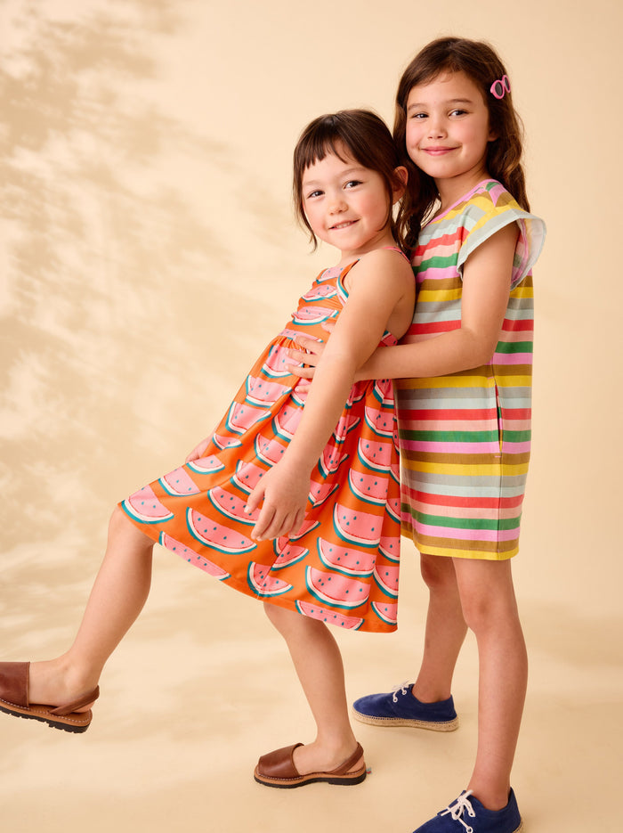 Flutter Sleeve Shift Dress