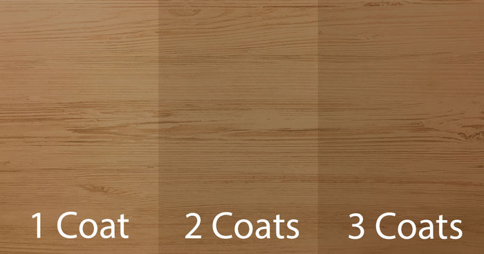 Retique It Gel Stain in Barn Wood color displayed on a wood sample swatch, showcasing the stain's rich, rustic finish.