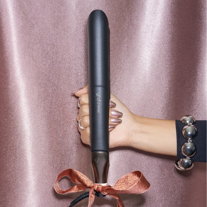 GHD CHRONOS™ GIFT SET WITH BAG AND PADDLE BRUSH IN BLACK