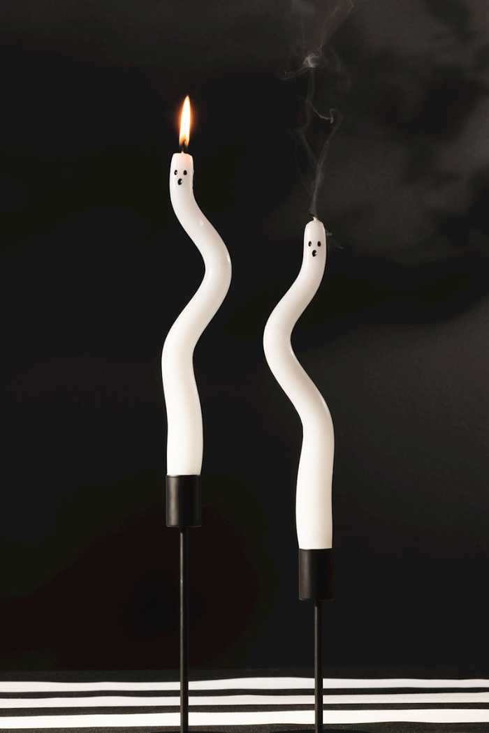 Ghost Taper Candle Set