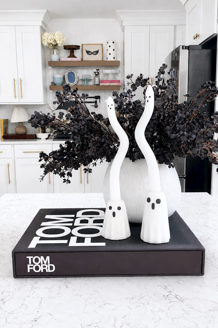 Ghost Taper Candle Set