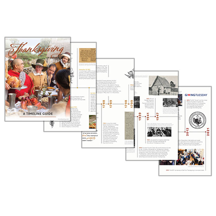 Giant Thanksgiving Timeline Poster