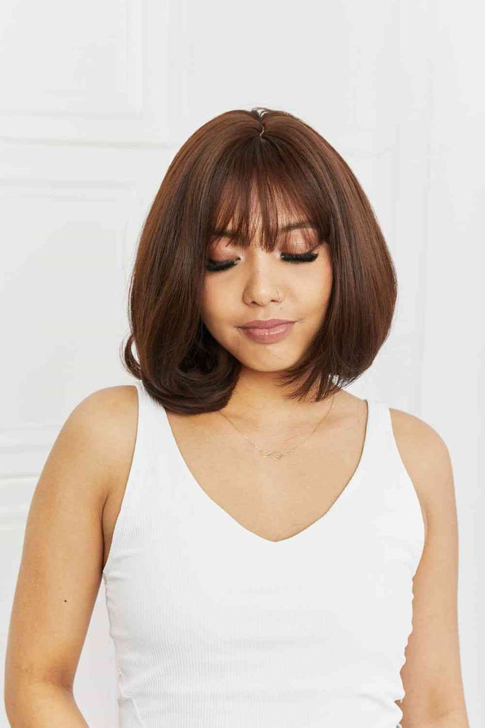 Gilded Strands™ Espresso Bob — 9"