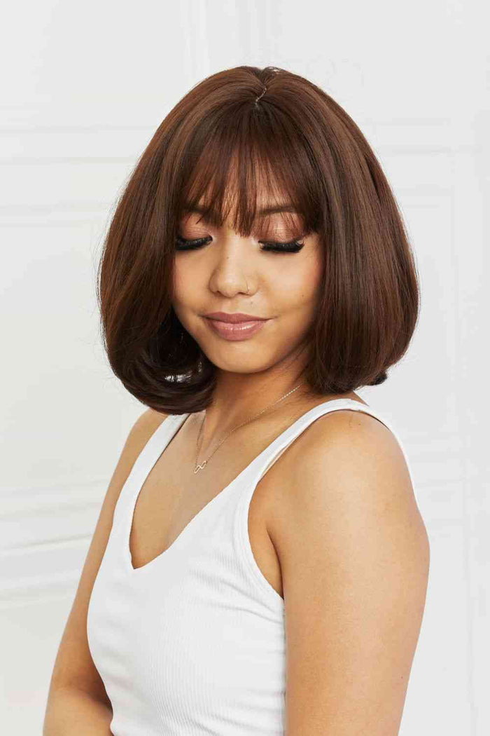 Gilded Strands™ Espresso Bob — 9"