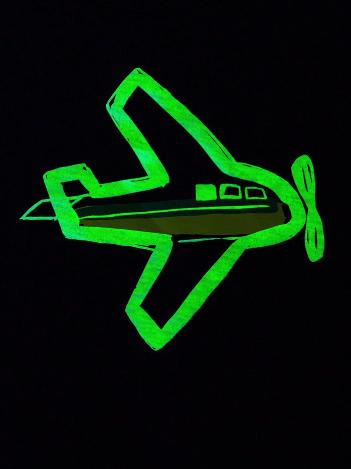 Glow Plane Baby Graphic Tee