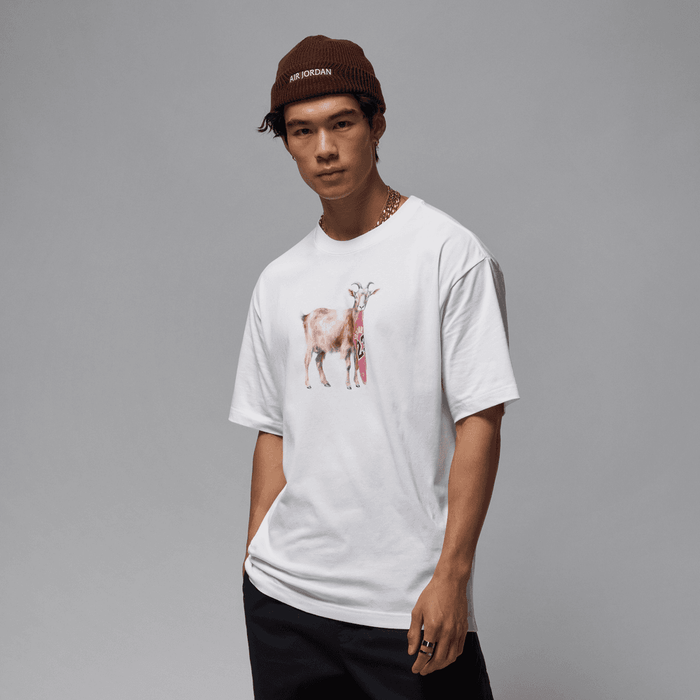 Jordan Goat Tee White