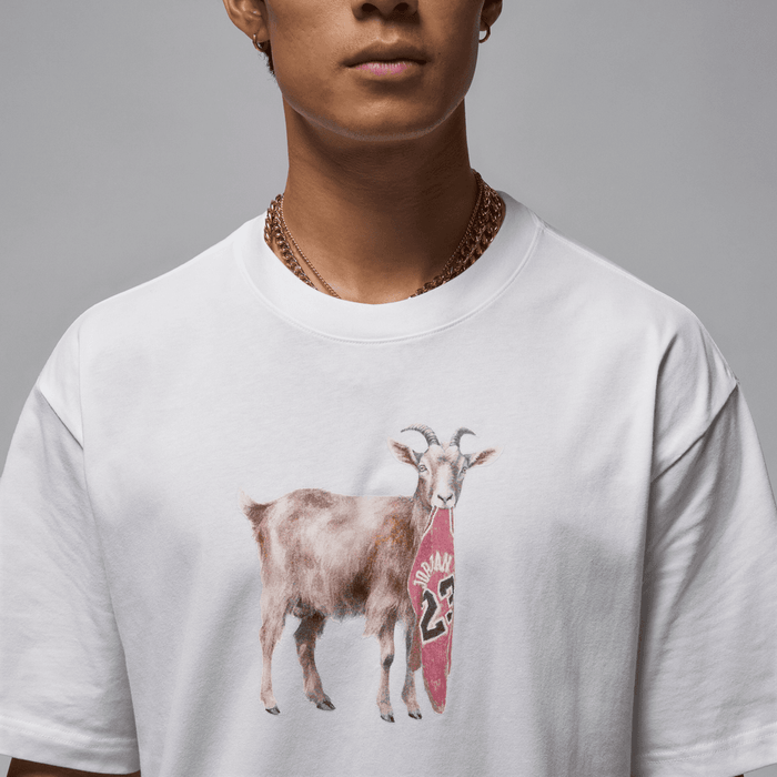 Jordan Goat Tee White