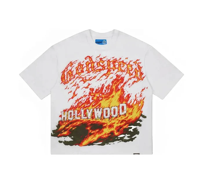 GODSPEED Hollywood Inferno II graphic-print T-shir