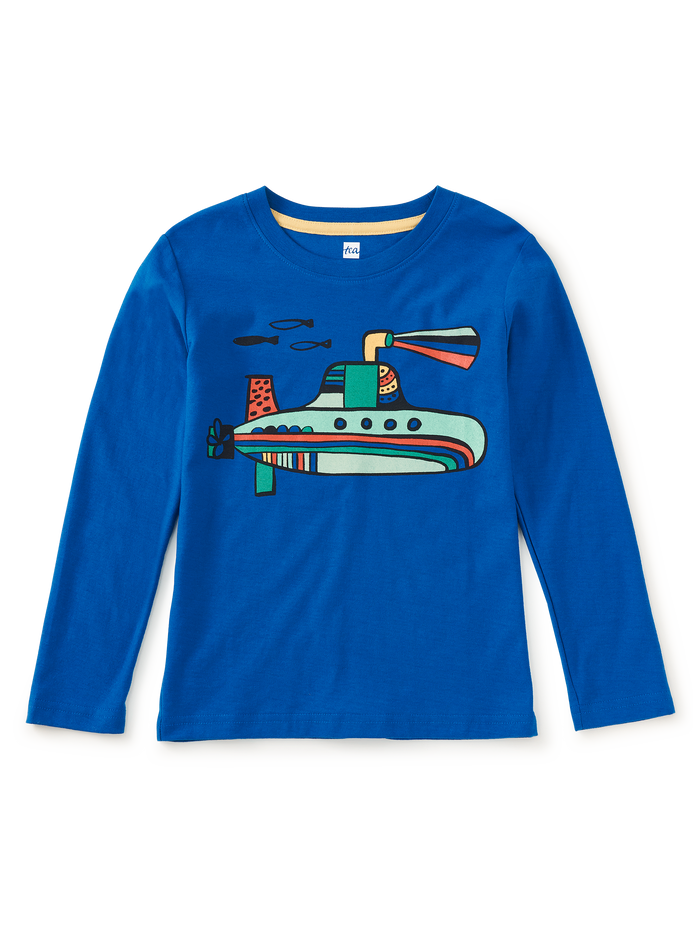 Green Submarine Graphic Tee