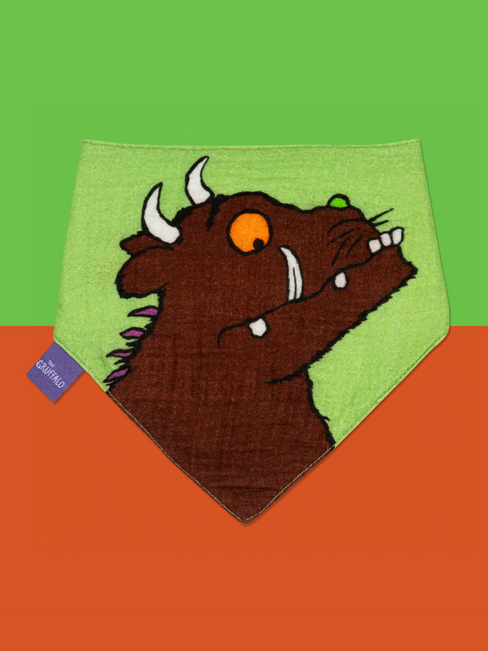Gruffalo™ Ready To Play Lime Muslin Bib