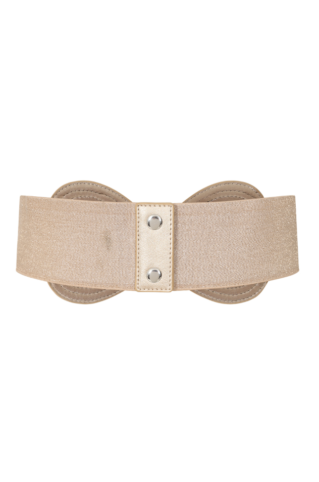 Gürtel , Heartbeat Elastic Belt, Gold