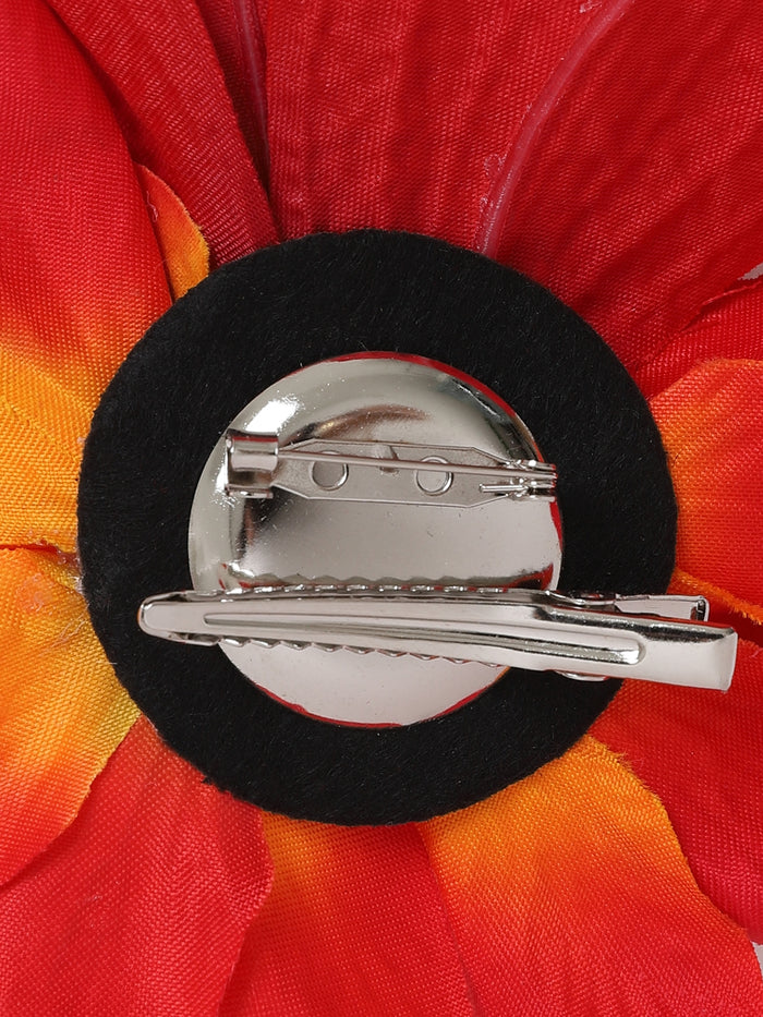 Haarblume/Brosche Orelia, Rot