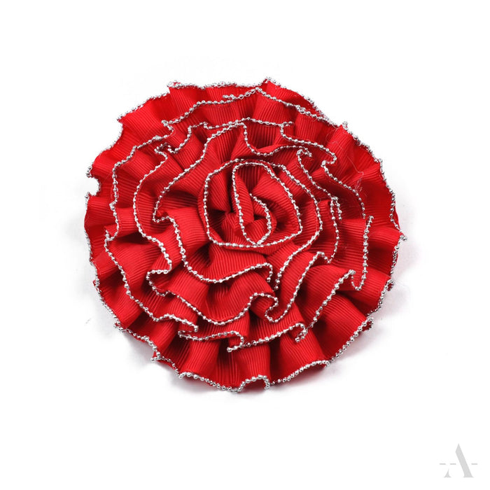 Haarschmuck/Brosche Rose, Schwarz oder Rot