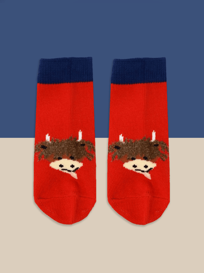 Hamish Highland Cow Socks Blade & Rose