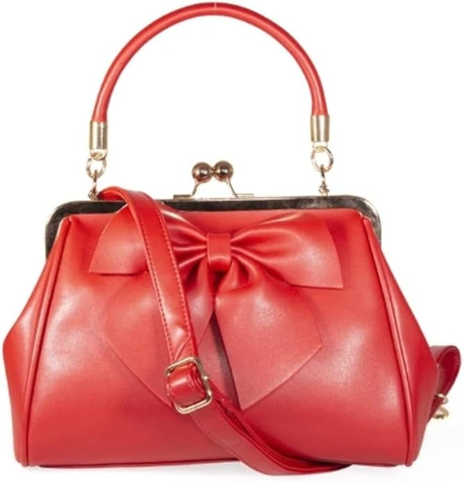 Handtasche Lockwood Bow mit Schleife, Rot