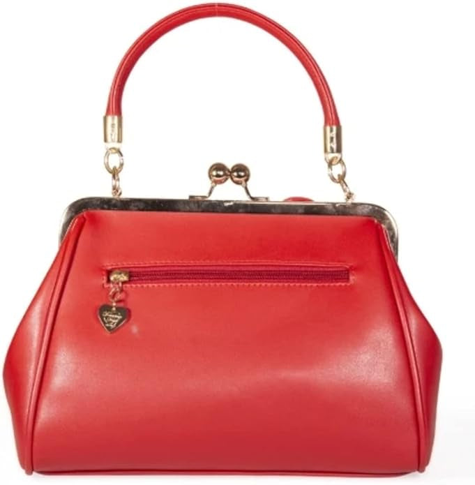 Handtasche Lockwood Bow mit Schleife, Rot