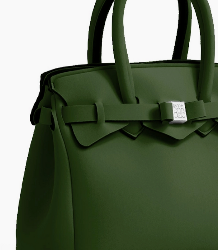 Handtasche Petite Miss Plus, Kakteen-Grün, aus Neopren Stoff