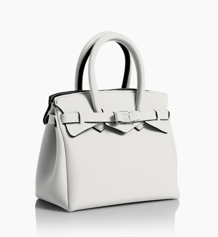Handtasche Petite Miss Plus, Neopren-Stoff, Bedruckt im Korbgeflecht-Design