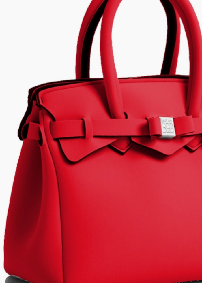 Handtasche Petite Miss Plus, Rot, aus Neopren-Stoff
