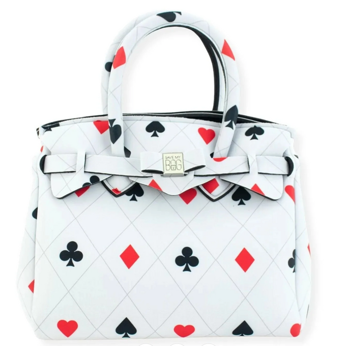 Handtasche Queen of Hearts, Weiss