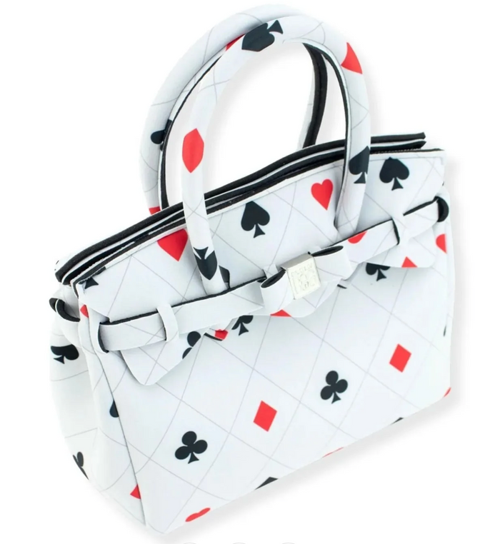 Handtasche Queen of Hearts, Weiss