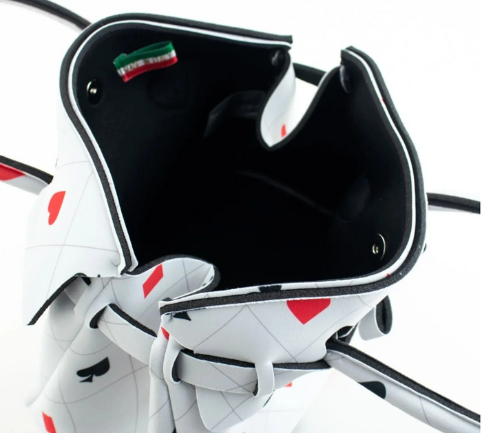 Handtasche Queen of Hearts, Weiss