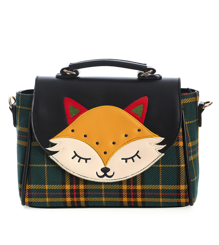 Handtasche Scandi Fox mit gesticktem Fuchs-Motiv
