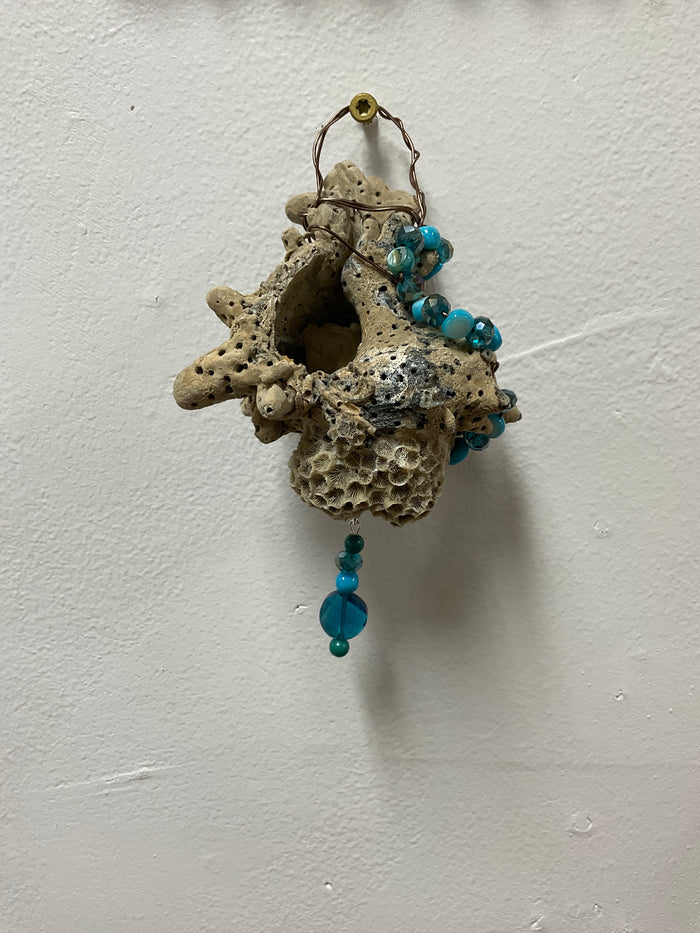 Blue beads