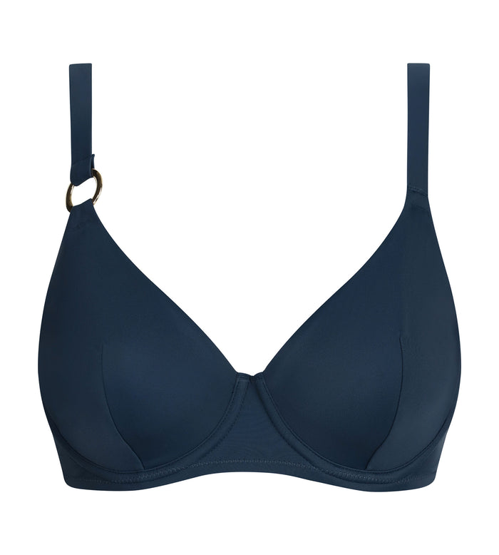 Haut de maillot de bain à armatures Bleu Dim Swimwear Silhouette