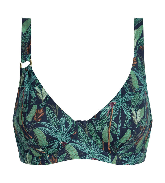 Haut de maillot de bain armatures femme motif tropical Dim Swimwear