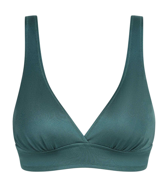Haut de maillot de bain bandeau femme Émeraude Dim Swimwear