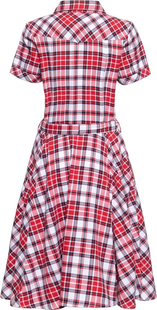 Hemdblusenkleid Holzfäller,  Karo