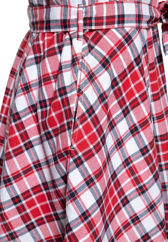 Hemdblusenkleid Holzfäller,  Karo