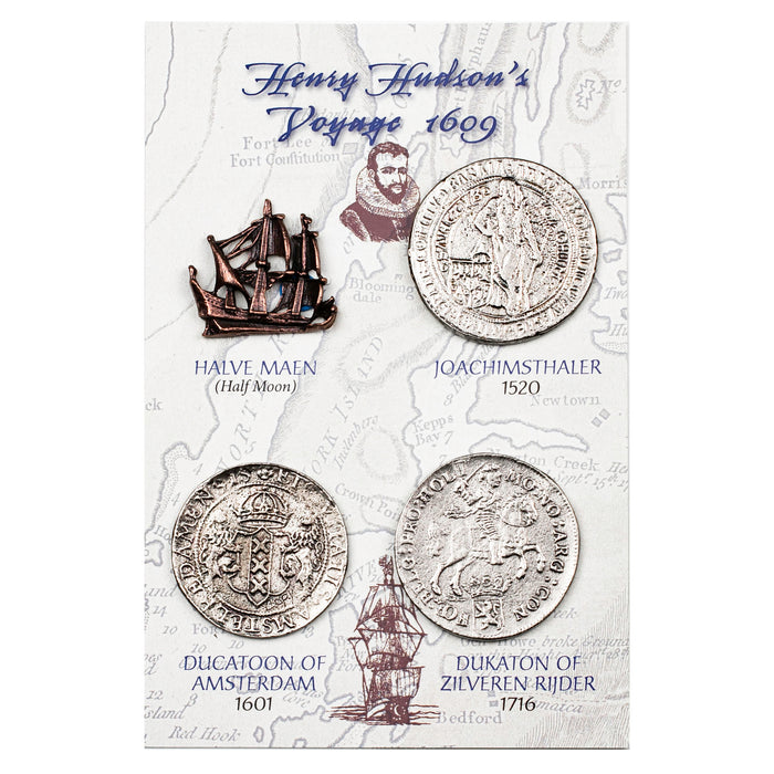 Henry Hudson's Voyage 1609 Replica Coin Set