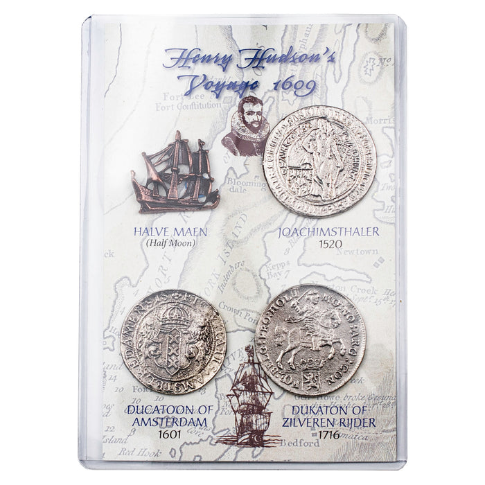 Henry Hudson's Voyage 1609 Replica Coin Set