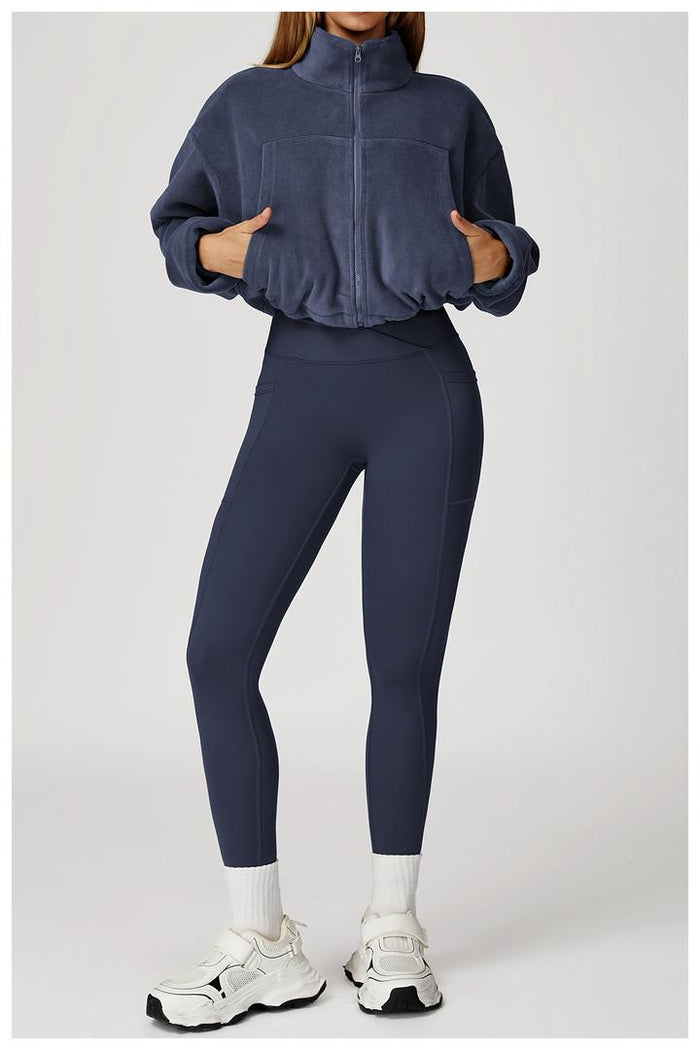 HERA Crop Jacket - Navy