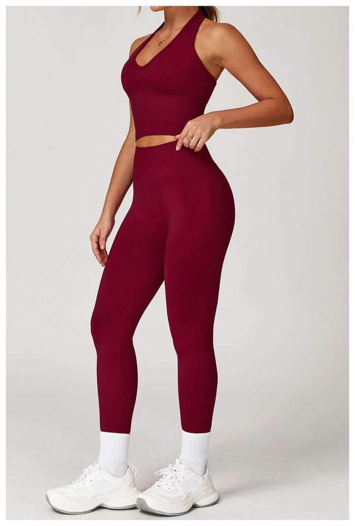 HERA Scrunch Bum Leggings - Cherry