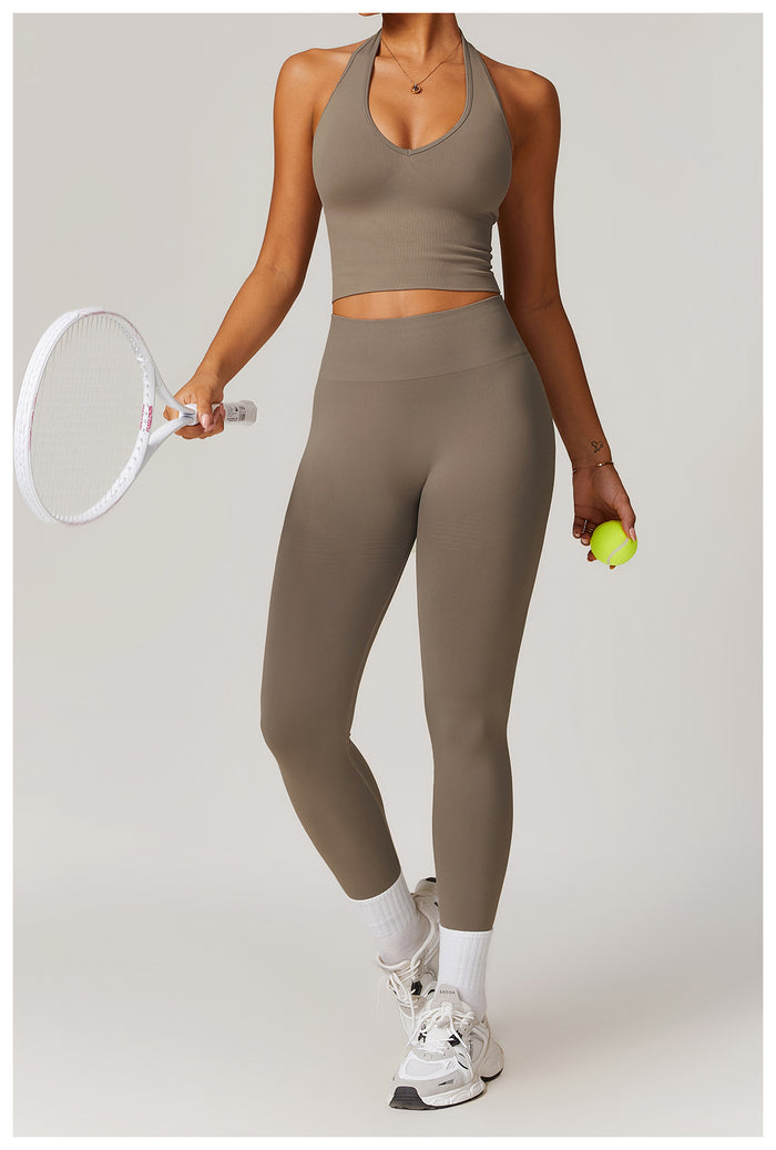HERA Scrunch Bum Leggings - Stone