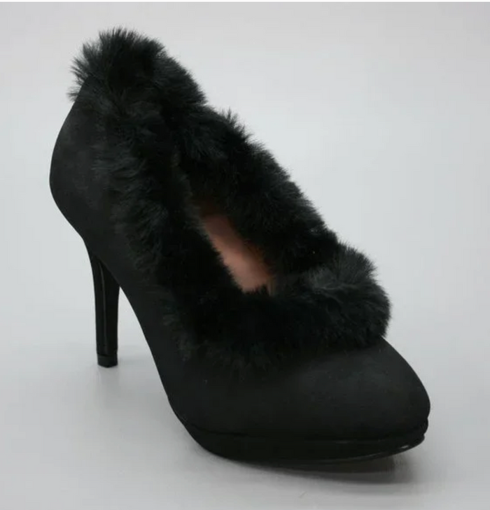High Heel Angelina mit Fake Fell