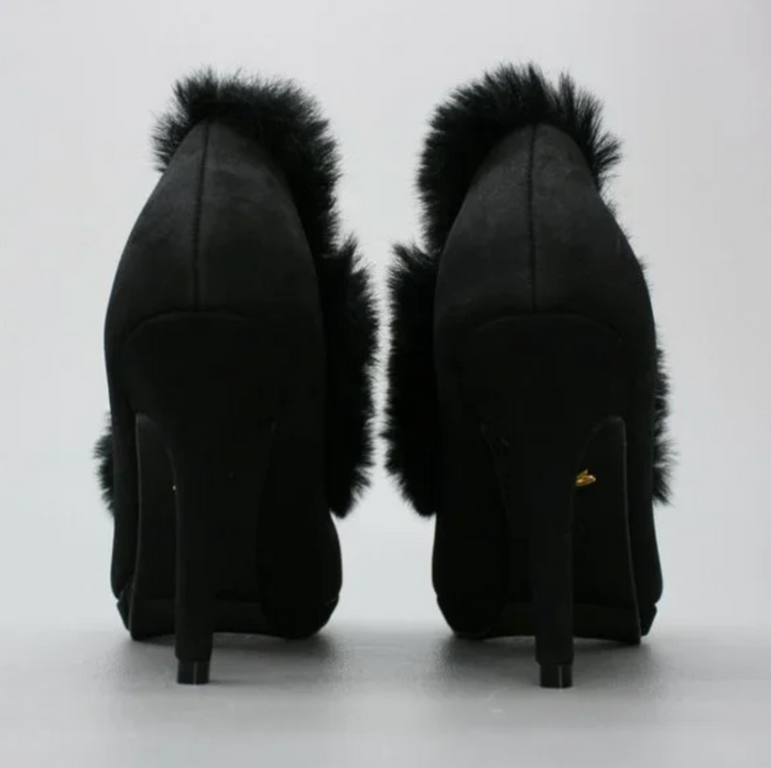 High Heel Angelina mit Fake Fell