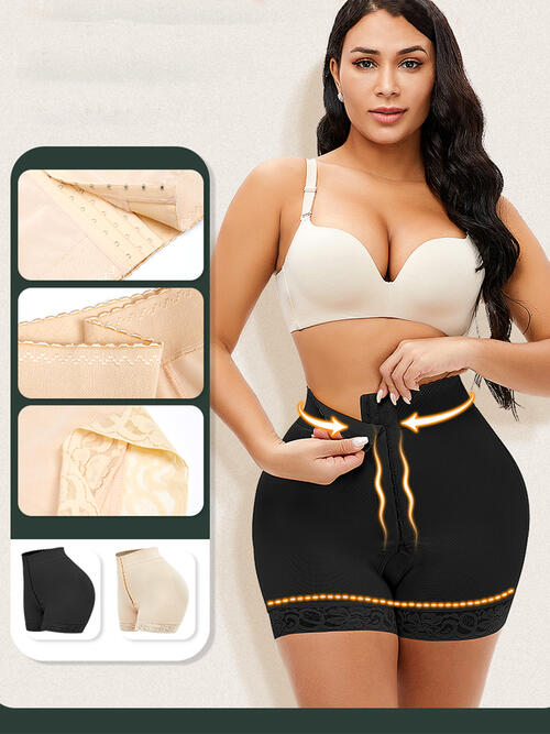 Hook & Eye Lace Shaping Shorts – Full Size
