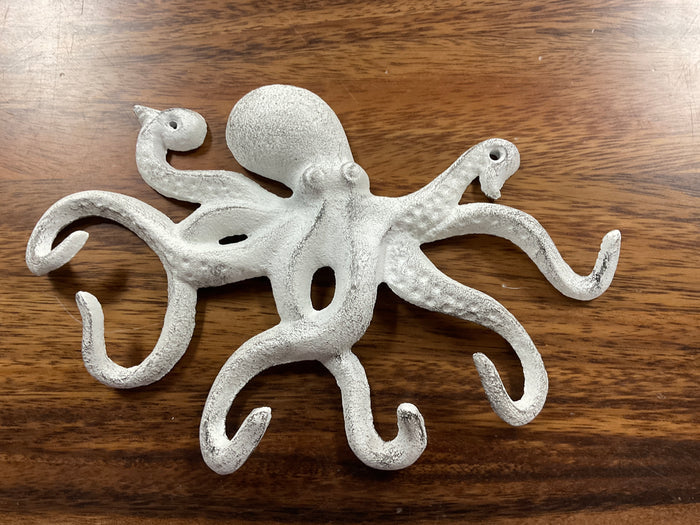 Octopus whitewashed 11"