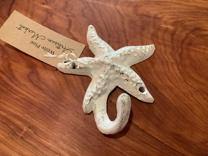 Starfish white 4"