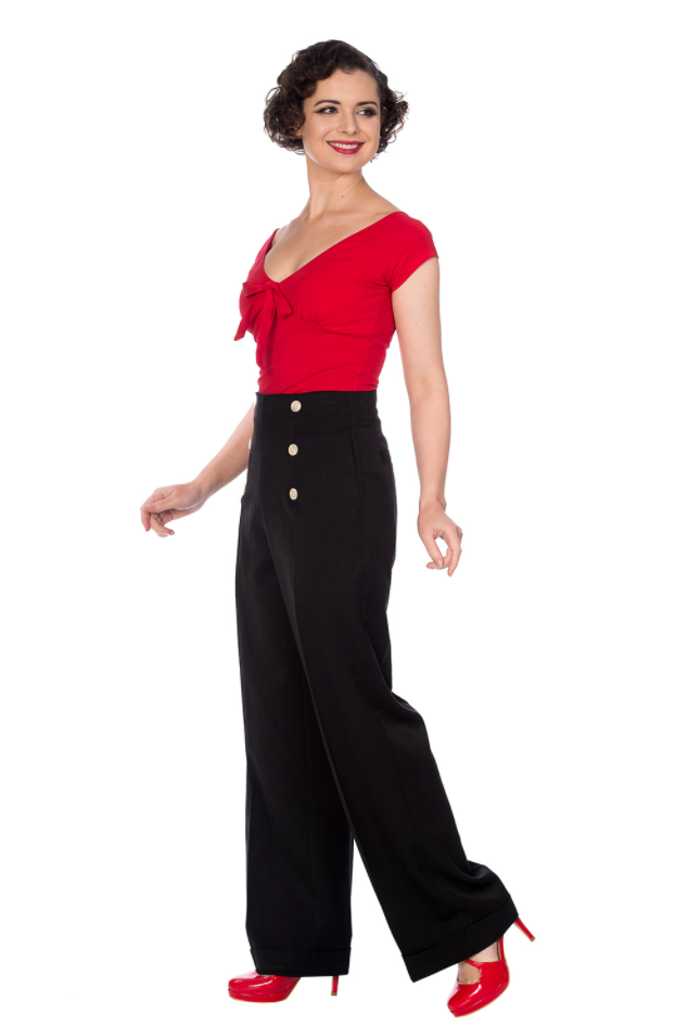 Hose Adventures Ahead, Schwarz, Plus Size
