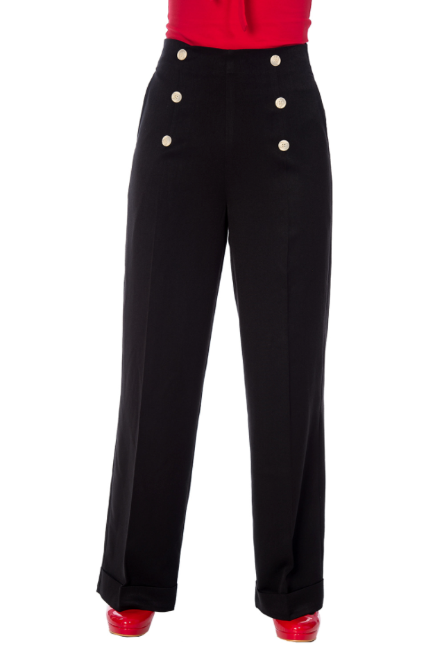 Hose Adventures Ahead, Schwarz, Plus Size