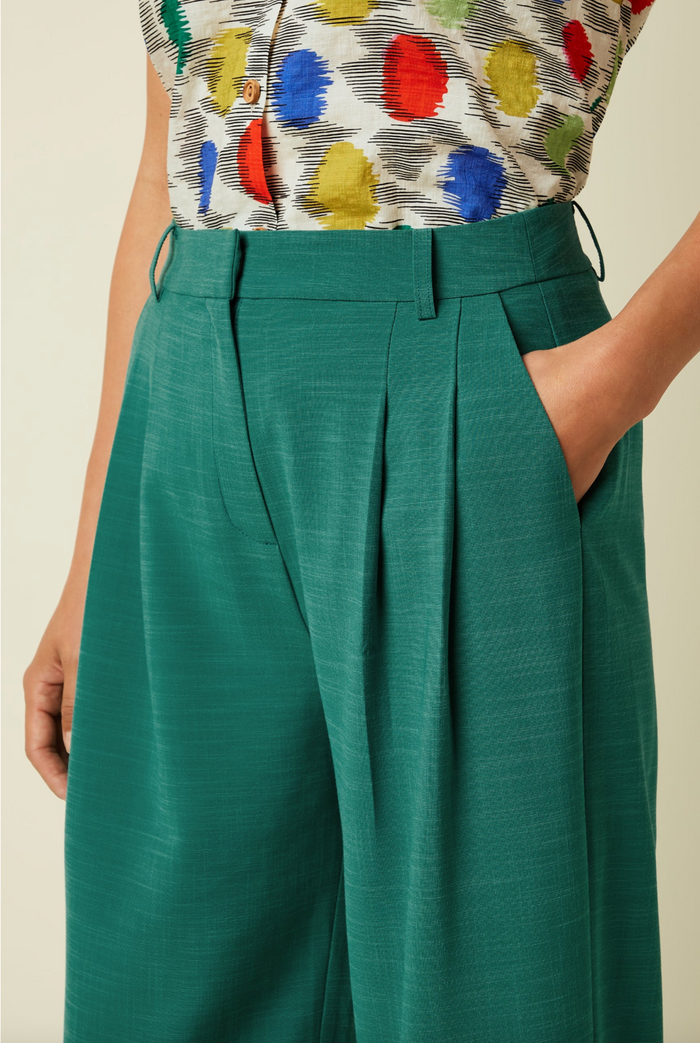 Hose Fintan Cropped  Timba, Grün
