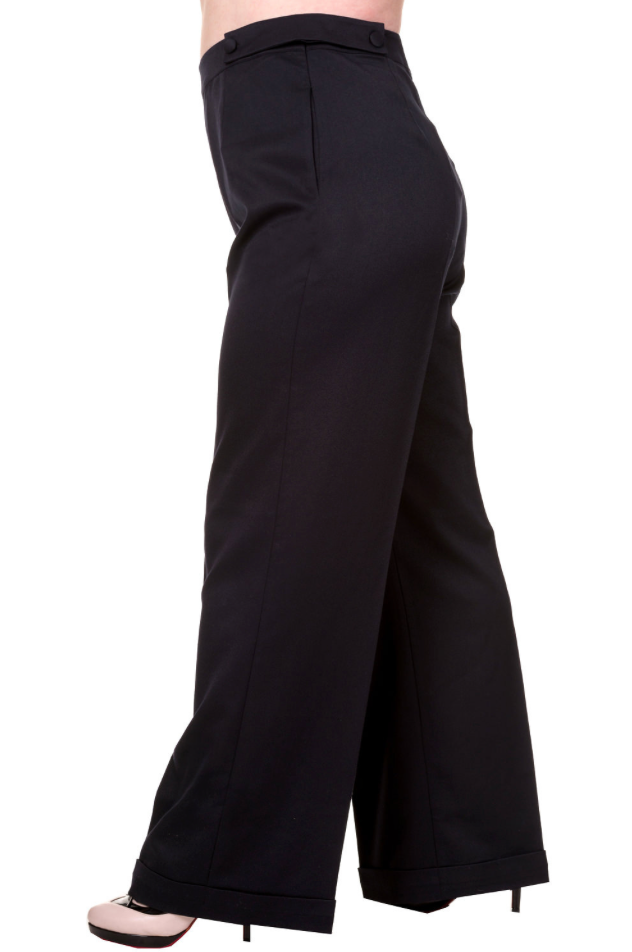 Hose Party On, Schwarz, Plus Size