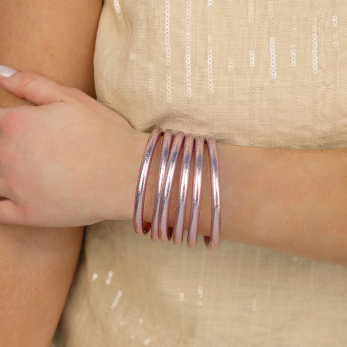 Ice Rose All Weather Bangles® (AWB®) - Set of 6