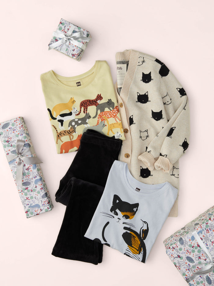 Ink Wash Kitty Graphic Tee