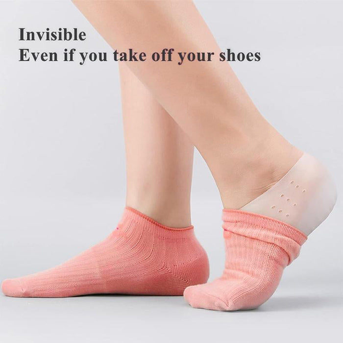 Invisible Silicone Heel Lift Insoles